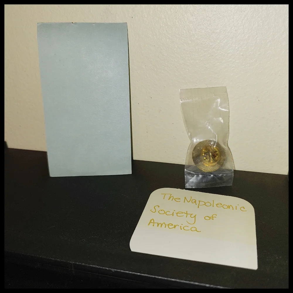Vintage Sealed Pin Napoleonic Society of America, 80s